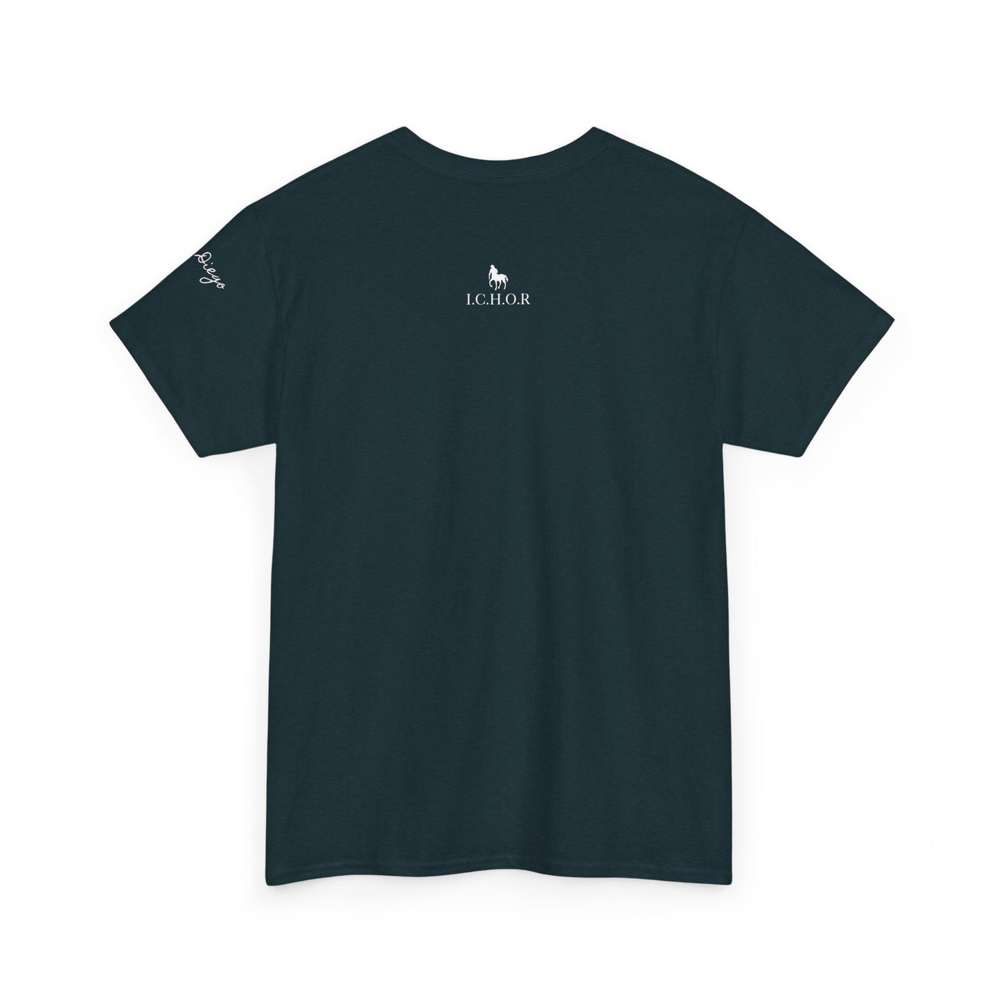 Casual Comfort I.C.H.O.R "SD" Unisex Heavy Cotton Tee - Perfect for Everyday Wear