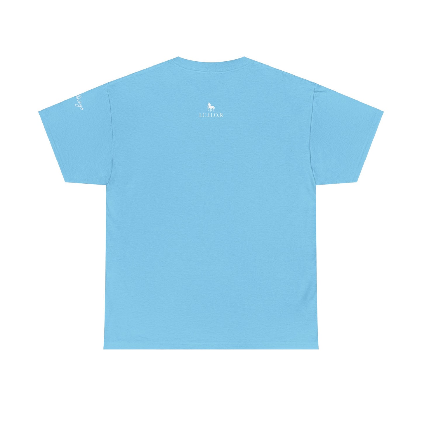 Casual Comfort I.C.H.O.R "SD" Unisex Heavy Cotton Tee - Perfect for Everyday Wear