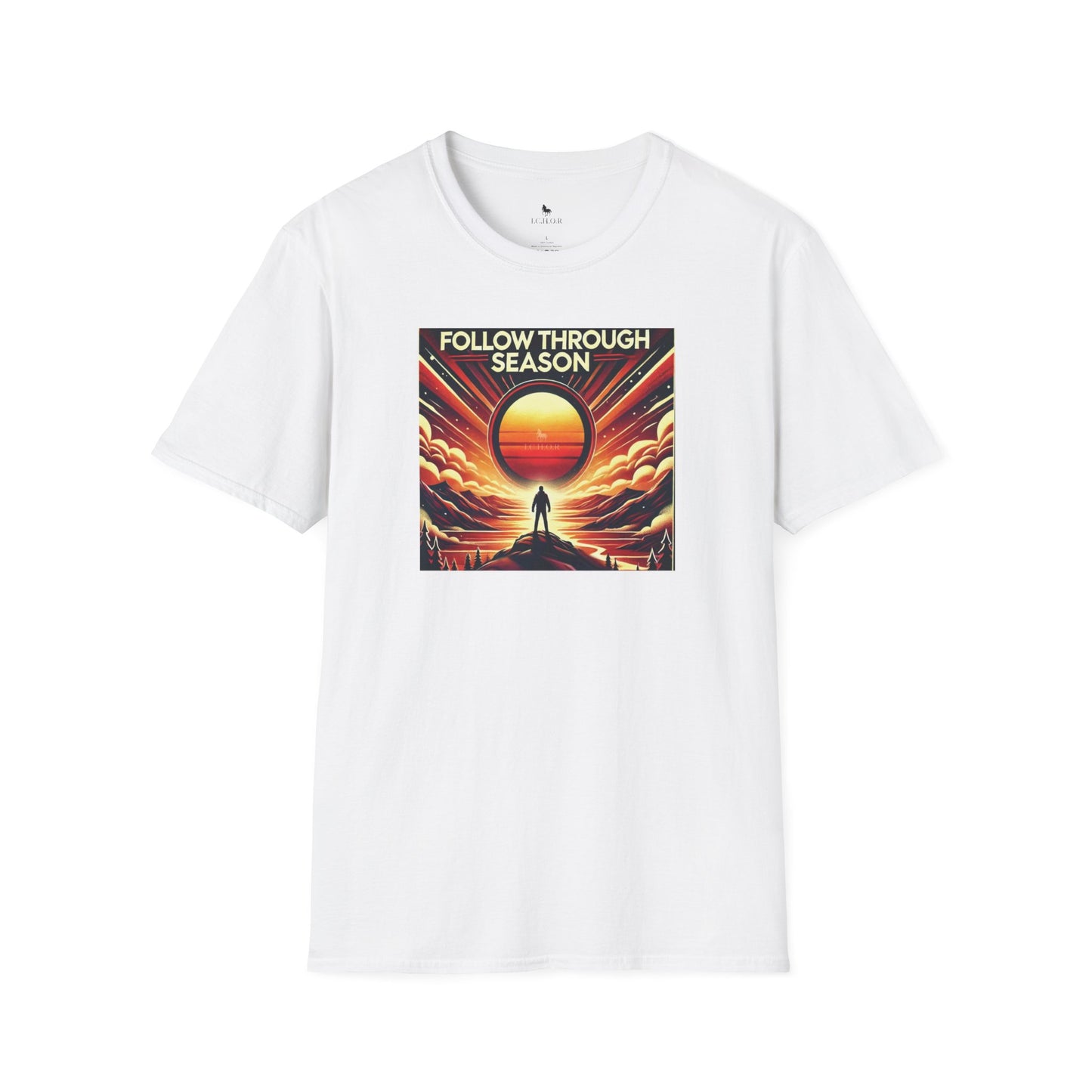 I.C.H.O.R Follow Through Season Cash Fraze Unisex Softstyle T-Shirt - Vibrant Graphic Tee for Inspiration and Motivation