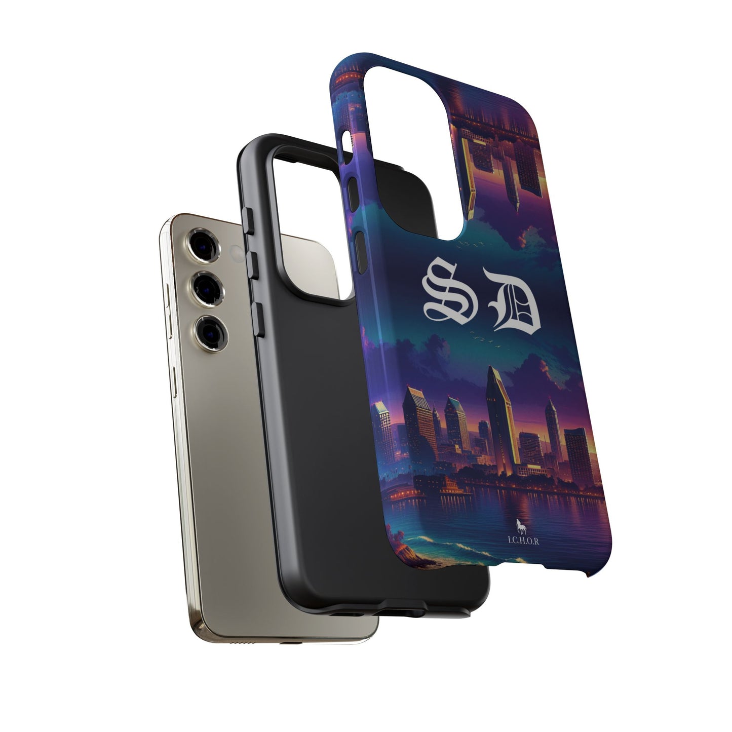 I.C.H.O.R "SD" San Diego Tough Phone Case - Stylish Protection for Your Device