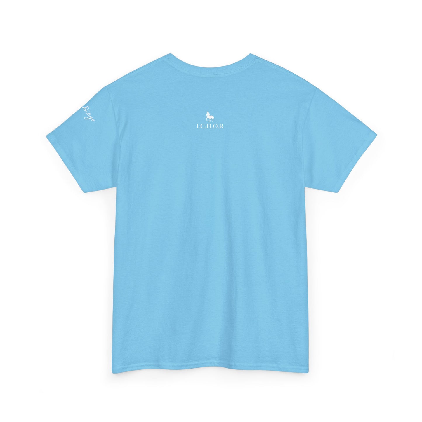 Casual Comfort I.C.H.O.R "SD" Unisex Heavy Cotton Tee - Perfect for Everyday Wear