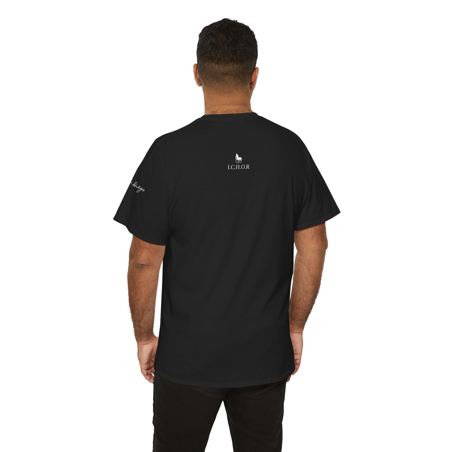 Casual Comfort I.C.H.O.R "SD" Unisex Heavy Cotton Tee - Perfect for Everyday Wear