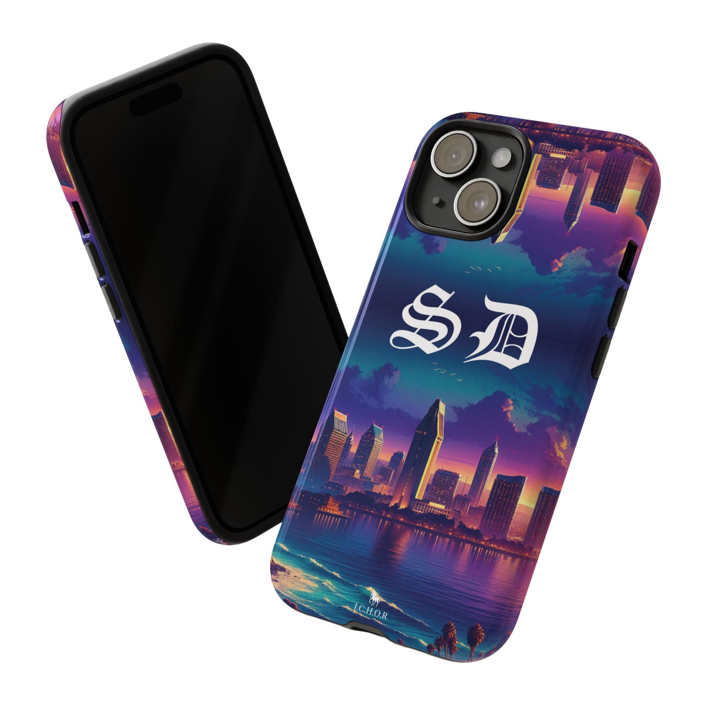 I.C.H.O.R "SD" San Diego Tough Phone Case - Stylish Protection for Your Device
