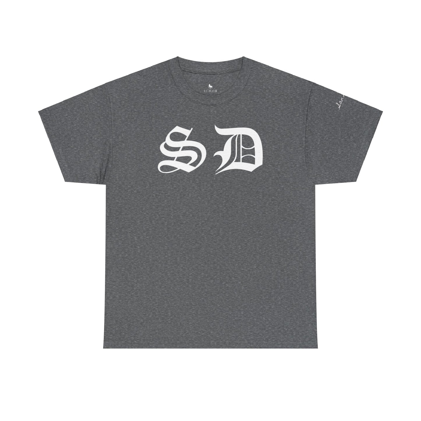 Casual Comfort I.C.H.O.R "SD" Unisex Heavy Cotton Tee - Perfect for Everyday Wear