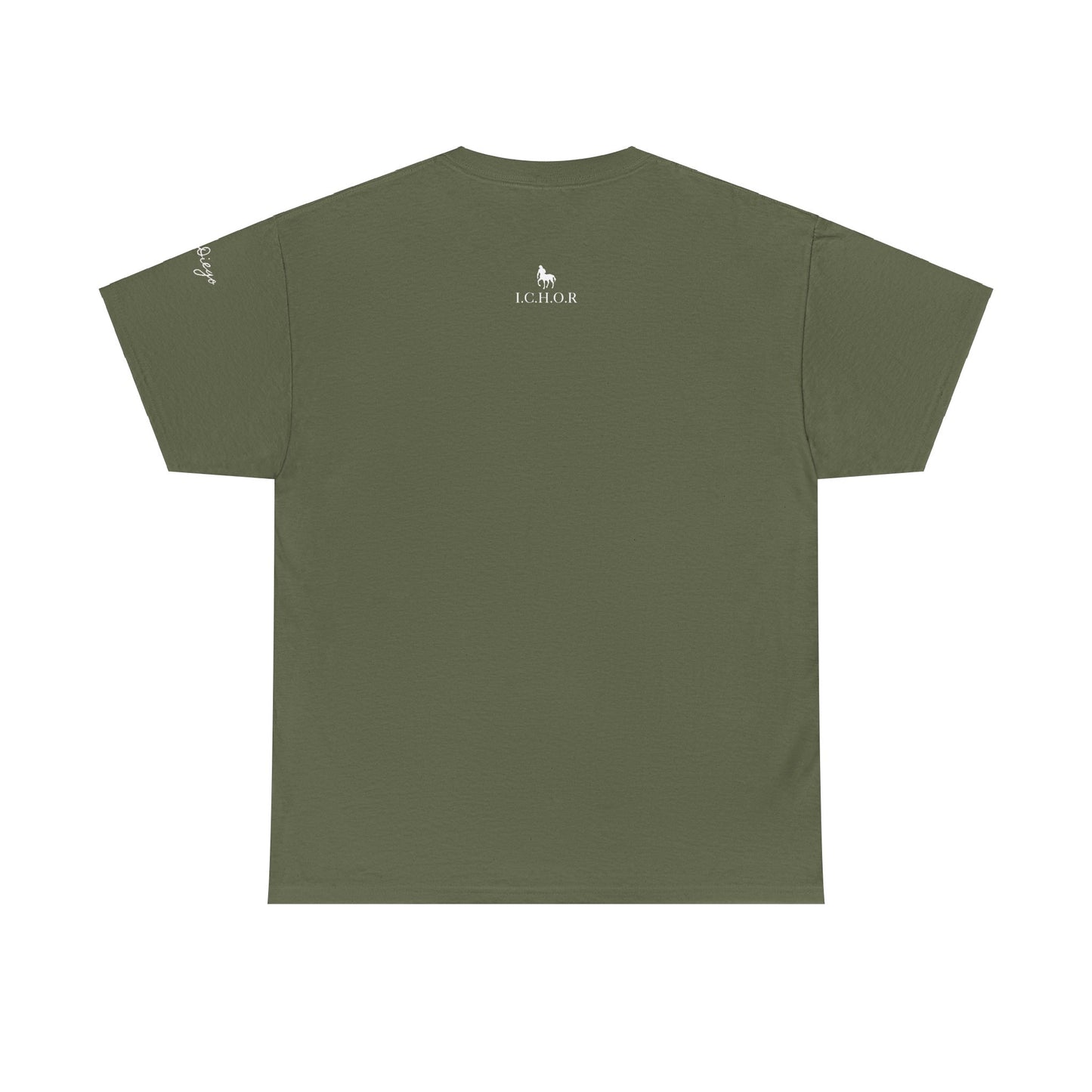 Casual Comfort I.C.H.O.R "SD" Unisex Heavy Cotton Tee - Perfect for Everyday Wear