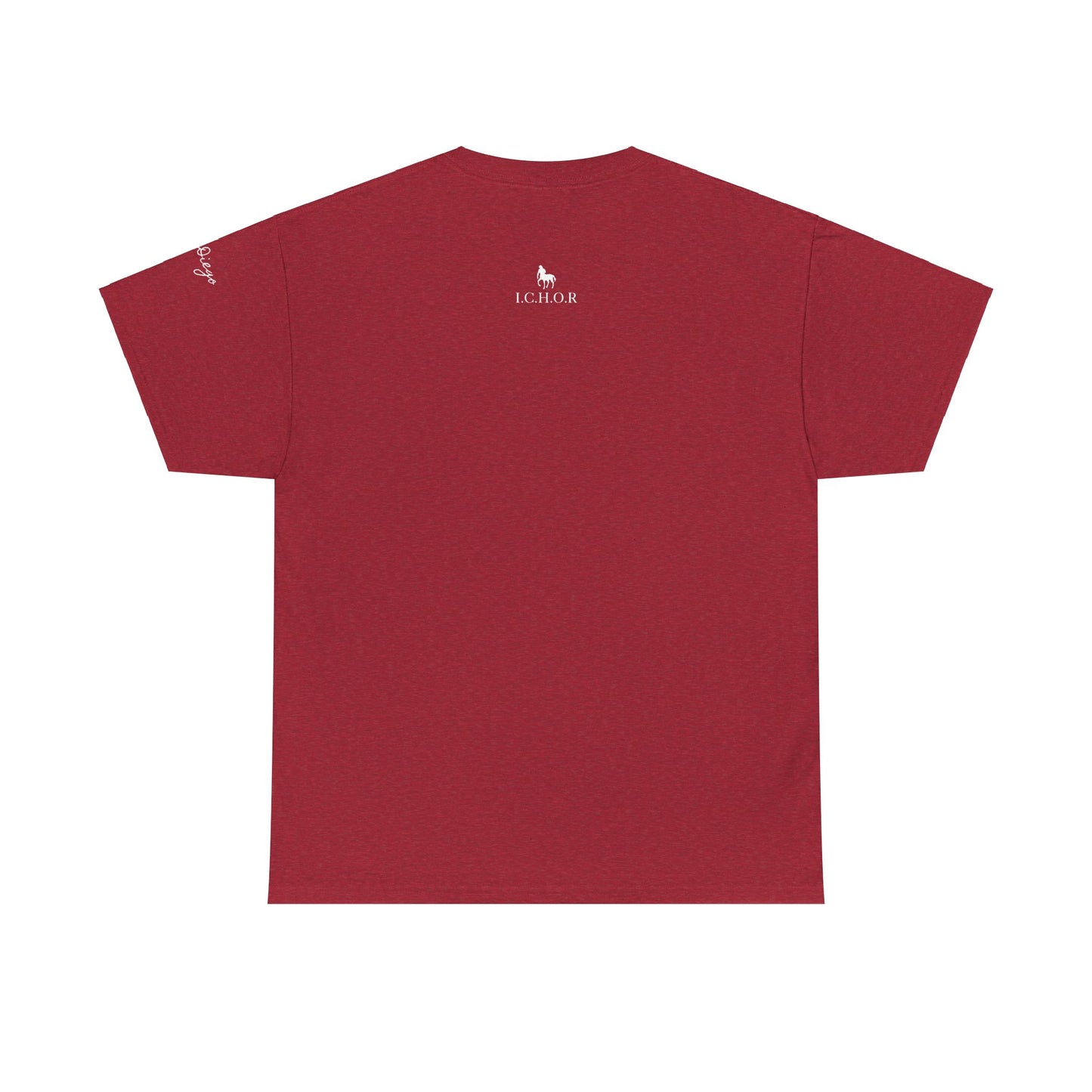 Casual Comfort I.C.H.O.R "SD" Unisex Heavy Cotton Tee - Perfect for Everyday Wear