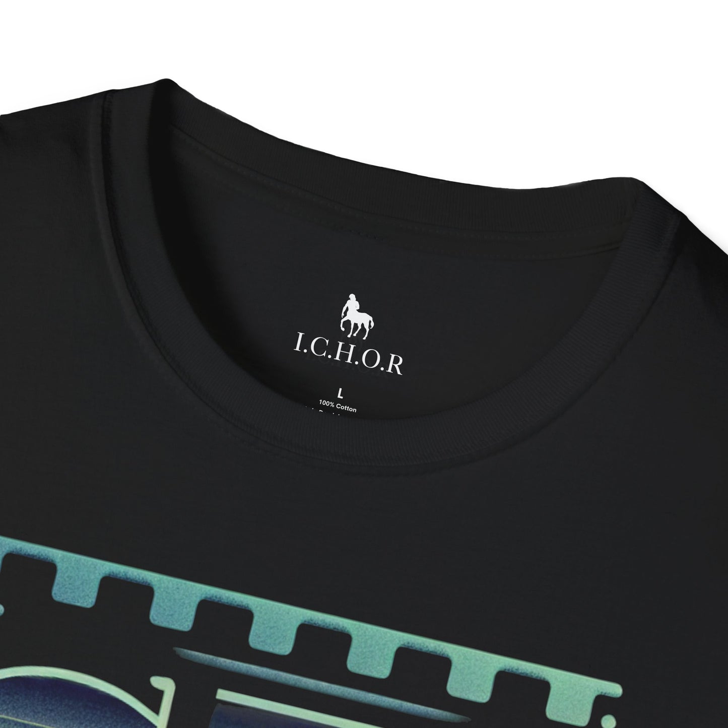 I.C.H.O.R Retro "SD" Graphic Unisex Softstyle T-Shirt - Perfect for Casual Outings and Summer Vibes