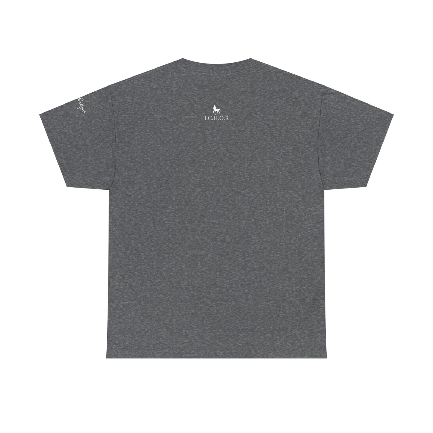 Casual Comfort I.C.H.O.R "SD" Unisex Heavy Cotton Tee - Perfect for Everyday Wear