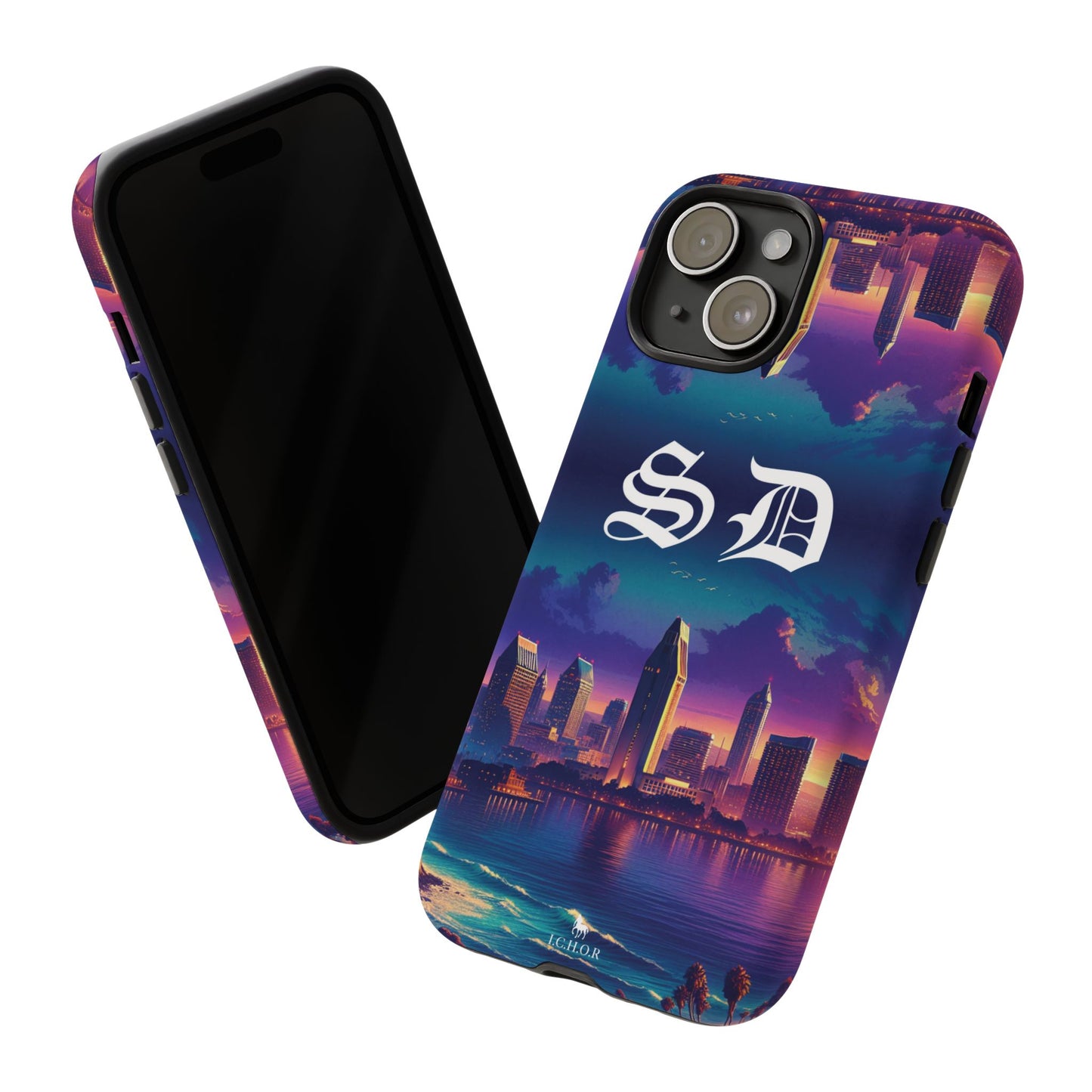 I.C.H.O.R "SD" San Diego Tough Phone Case - Stylish Protection for Your Device
