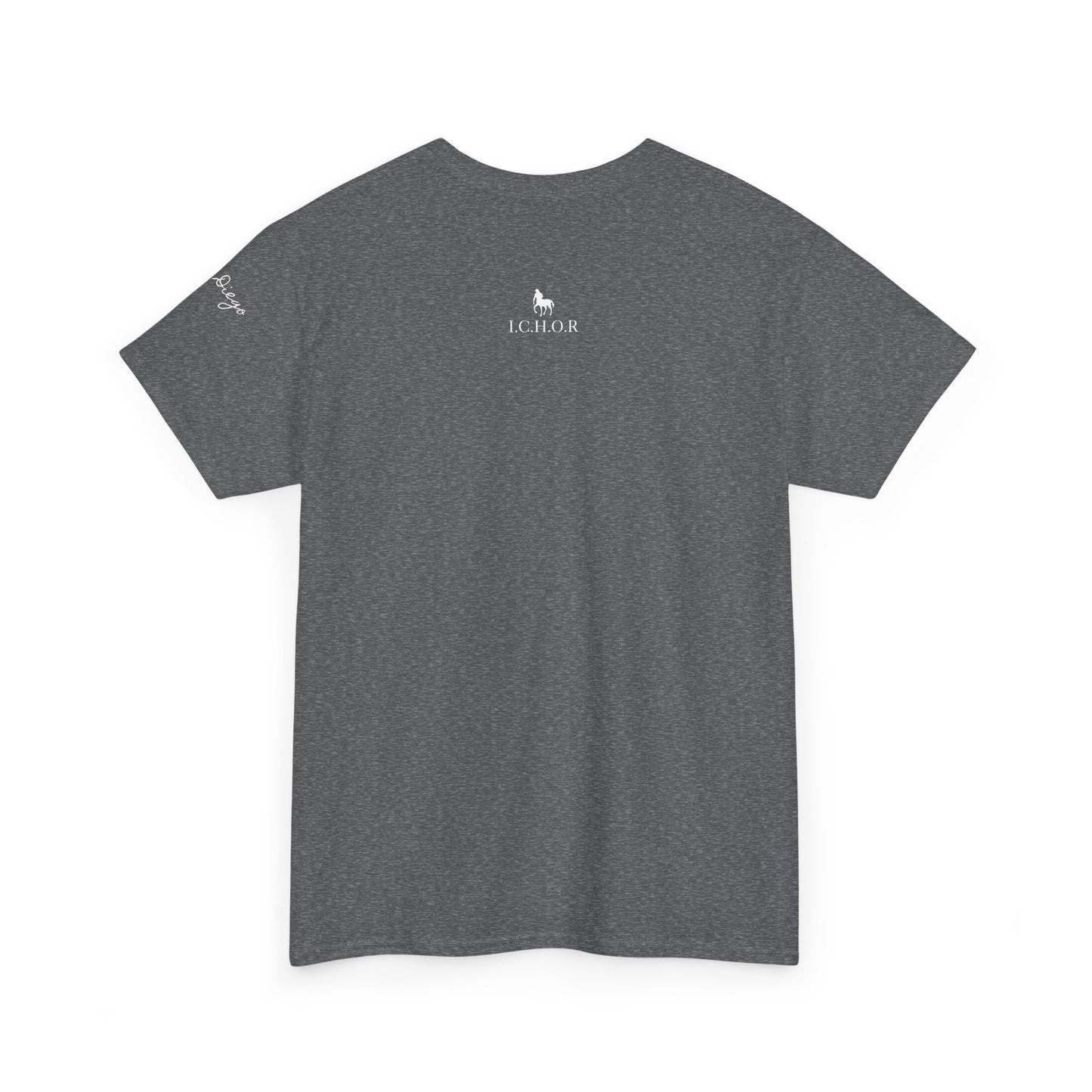 Casual Comfort I.C.H.O.R "SD" Unisex Heavy Cotton Tee - Perfect for Everyday Wear