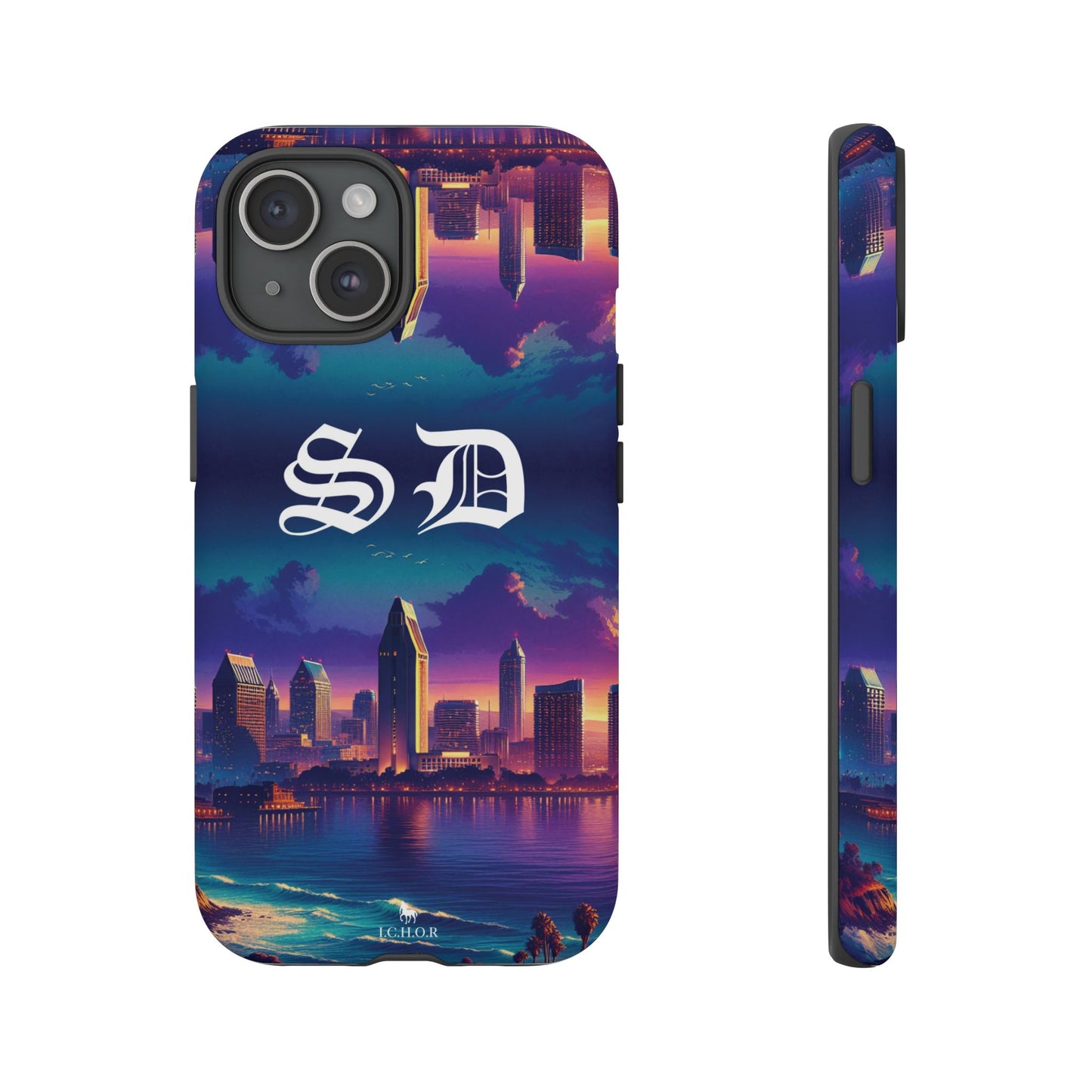 I.C.H.O.R "SD" San Diego Tough Phone Case - Stylish Protection for Your Device