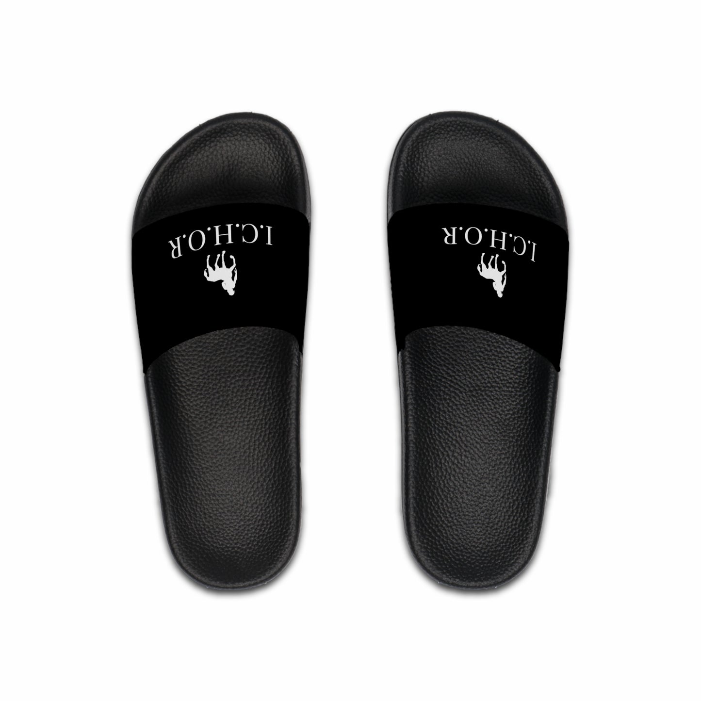 Classic I.C.H.O.R Stylish Men's Slide Sandals with I.C.H.O.R. Design - Comfortable Summer Footwear