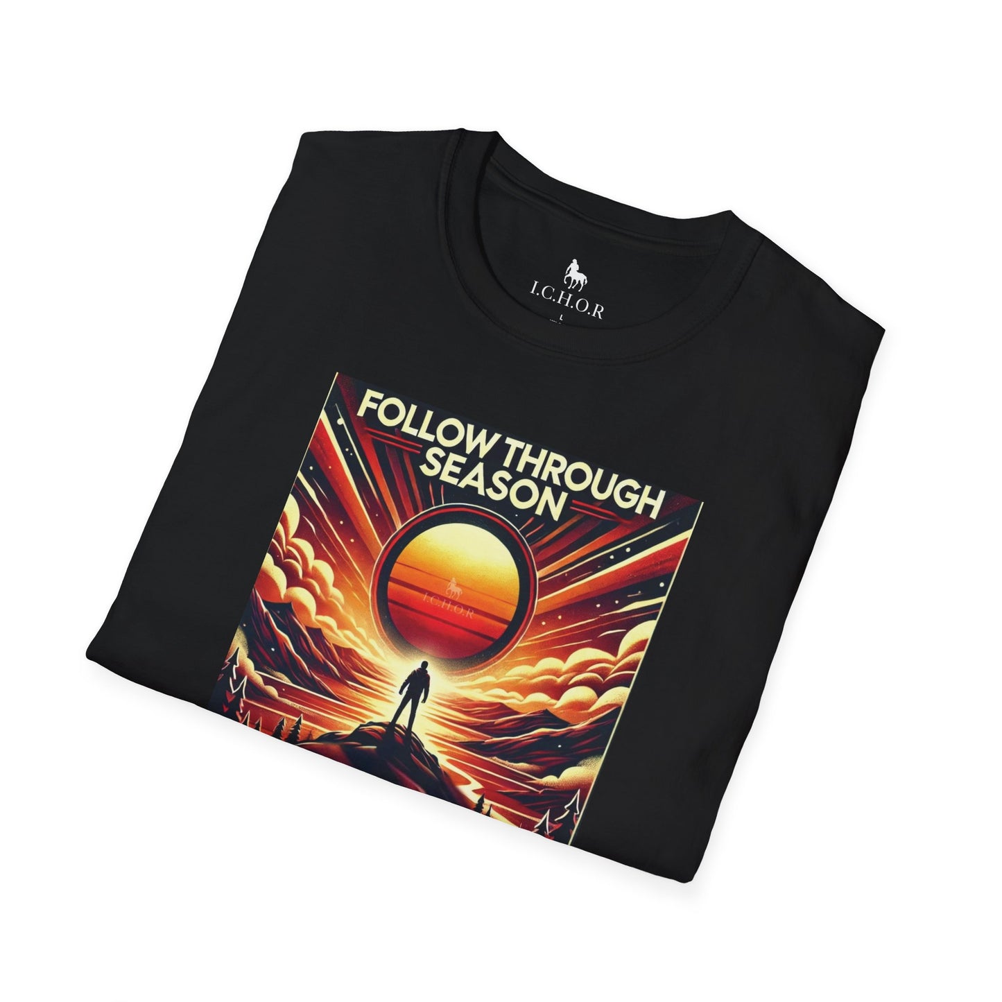 I.C.H.O.R Follow Through Season Cash Fraze Unisex Softstyle T-Shirt - Vibrant Graphic Tee for Inspiration and Motivation