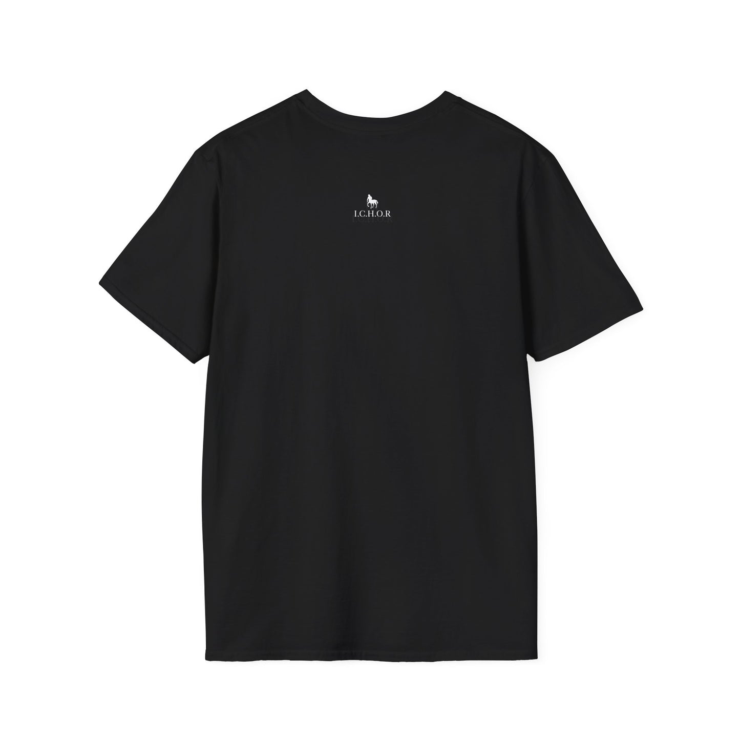 I.C.H.O.R Retro "SD" Graphic Unisex Softstyle T-Shirt - Perfect for Casual Outings and Summer Vibes