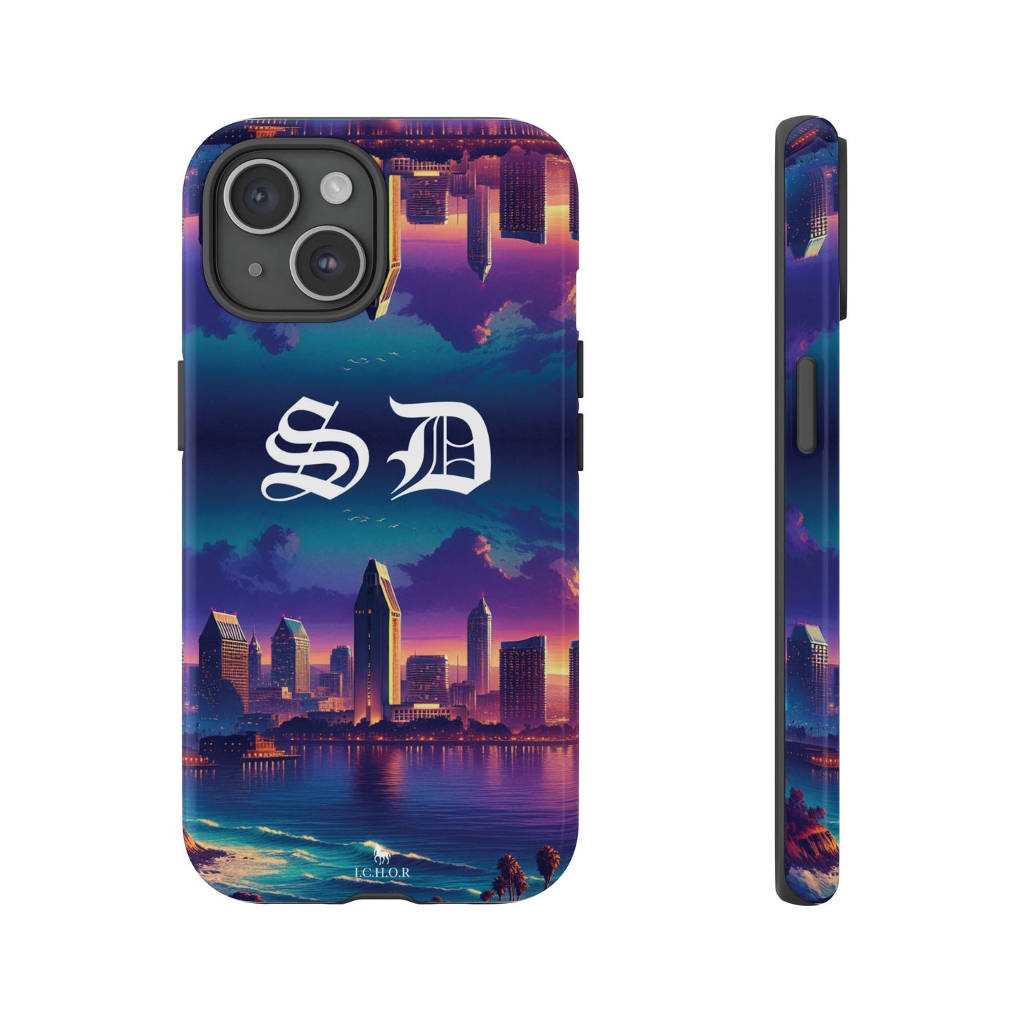 I.C.H.O.R "SD" San Diego Tough Phone Case - Stylish Protection for Your Device