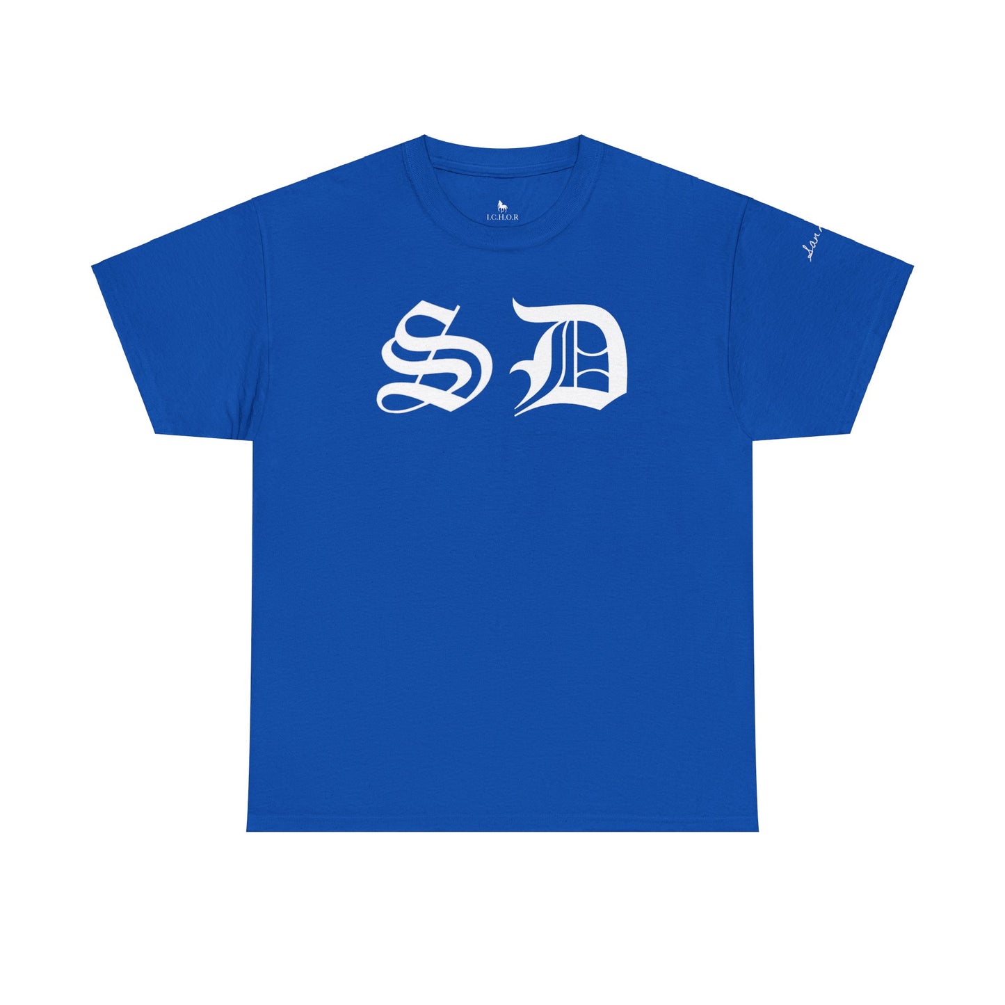 Casual Comfort I.C.H.O.R "SD" Unisex Heavy Cotton Tee - Perfect for Everyday Wear