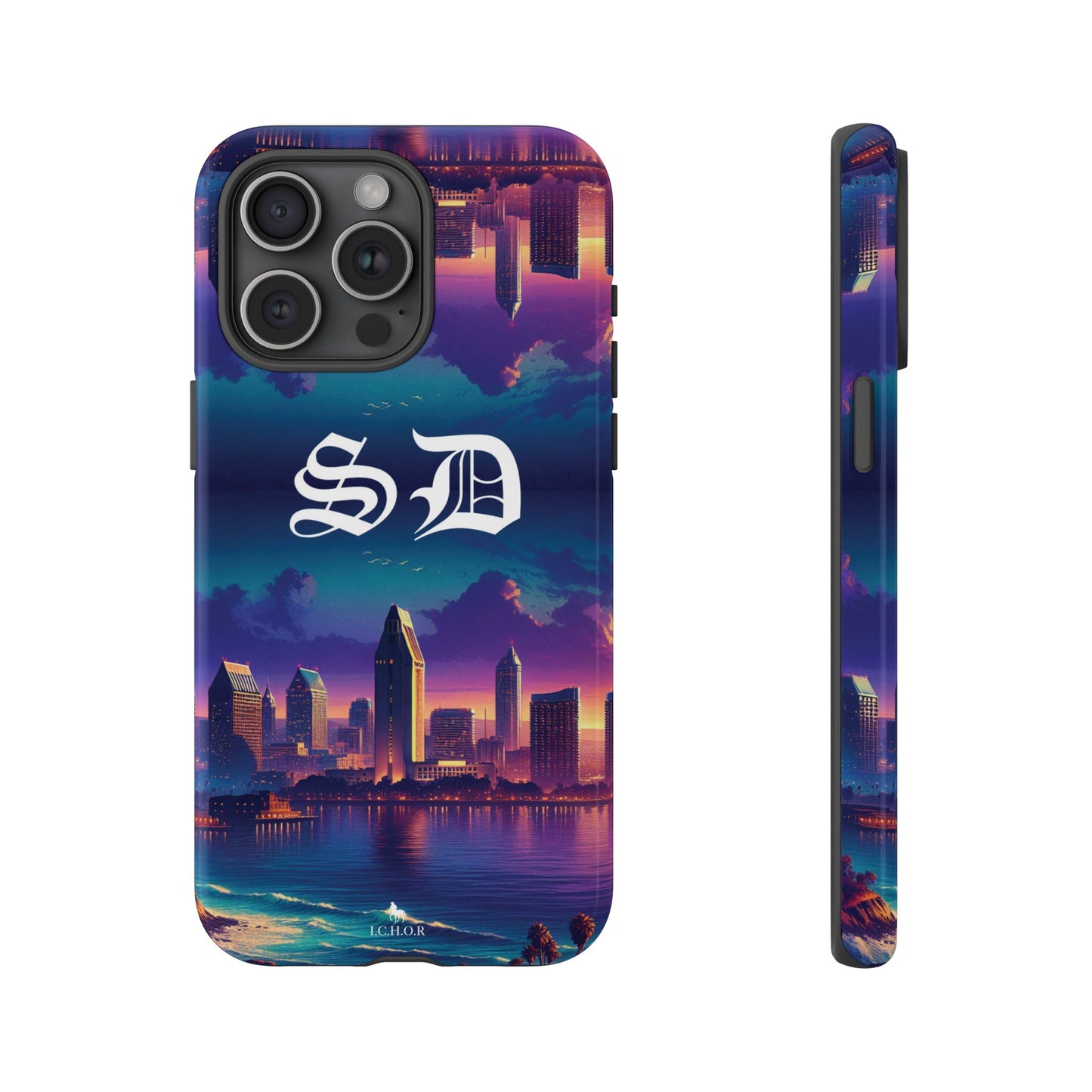 I.C.H.O.R "SD" San Diego Tough Phone Case - Stylish Protection for Your Device