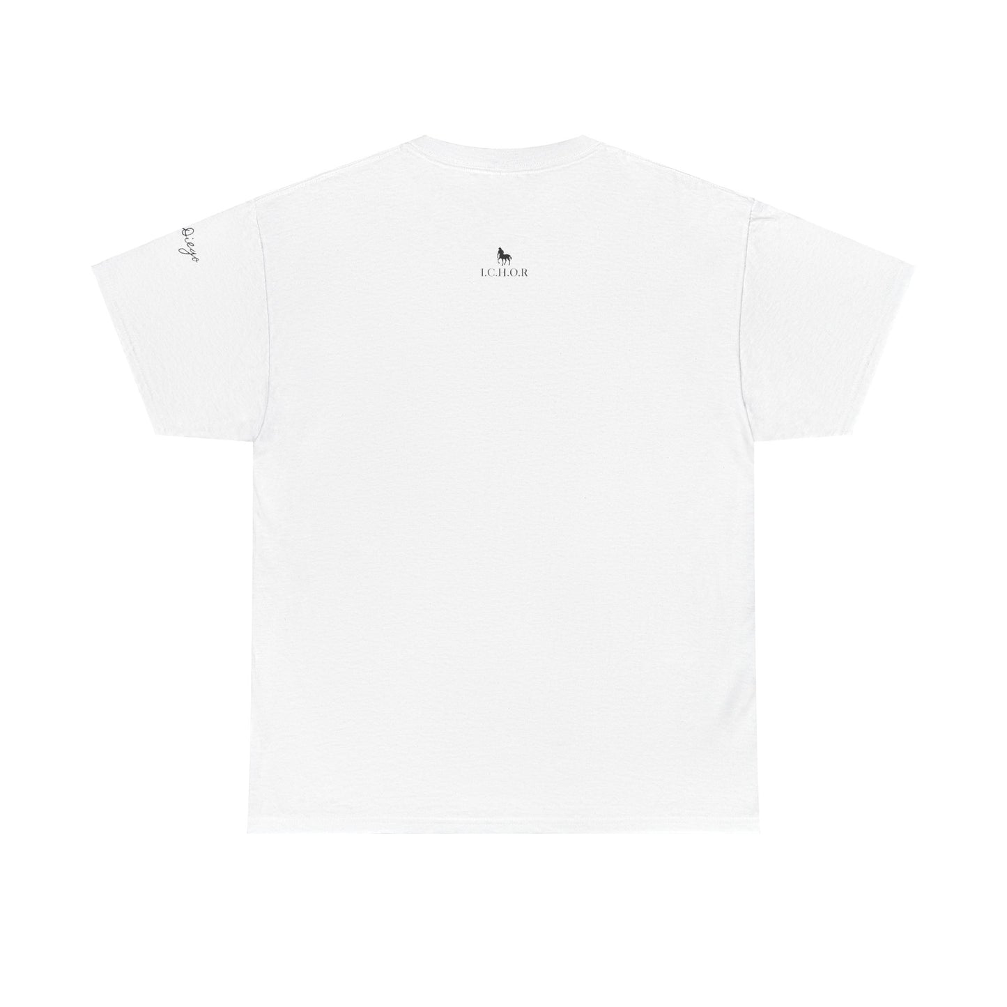 Casual Comfort I.C.H.O.R "SD" Unisex Heavy Cotton Tee - Perfect for Everyday Wear