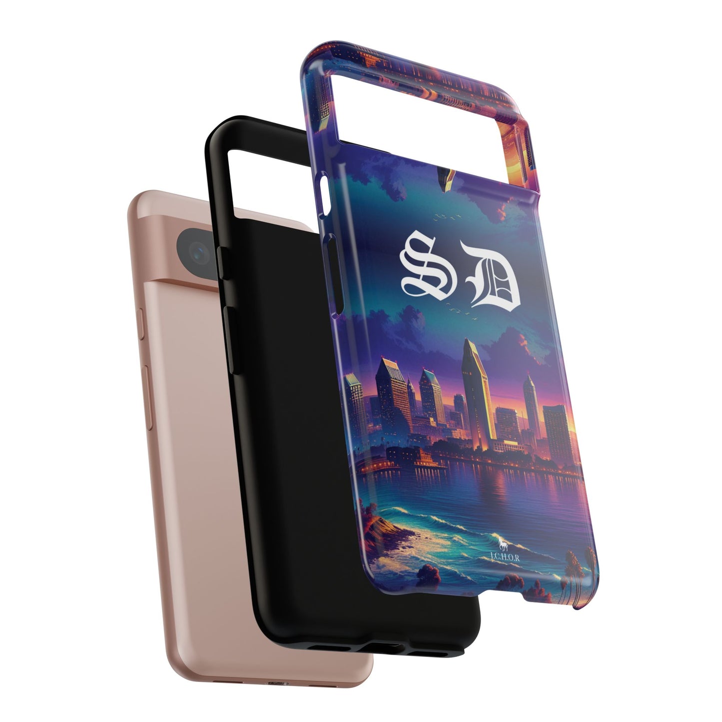I.C.H.O.R "SD" San Diego Tough Phone Case - Stylish Protection for Your Device