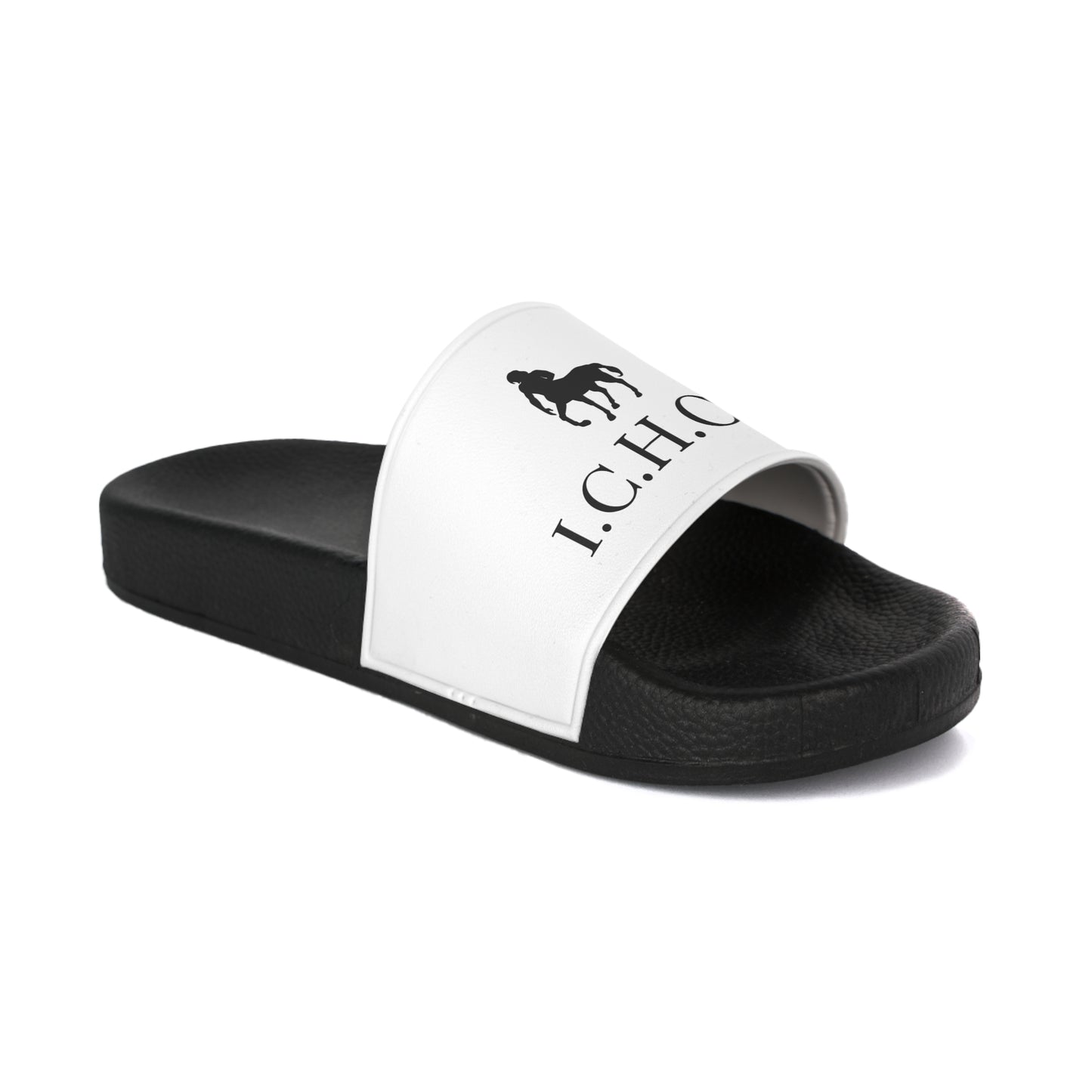 Classic I.C.H.O.R Chic Women's Slide Sandals with I.C.H.C. Design - Stylish & Comfortable Footwear for Summer