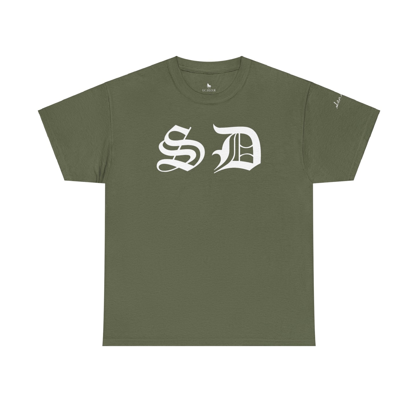 Casual Comfort I.C.H.O.R "SD" Unisex Heavy Cotton Tee - Perfect for Everyday Wear