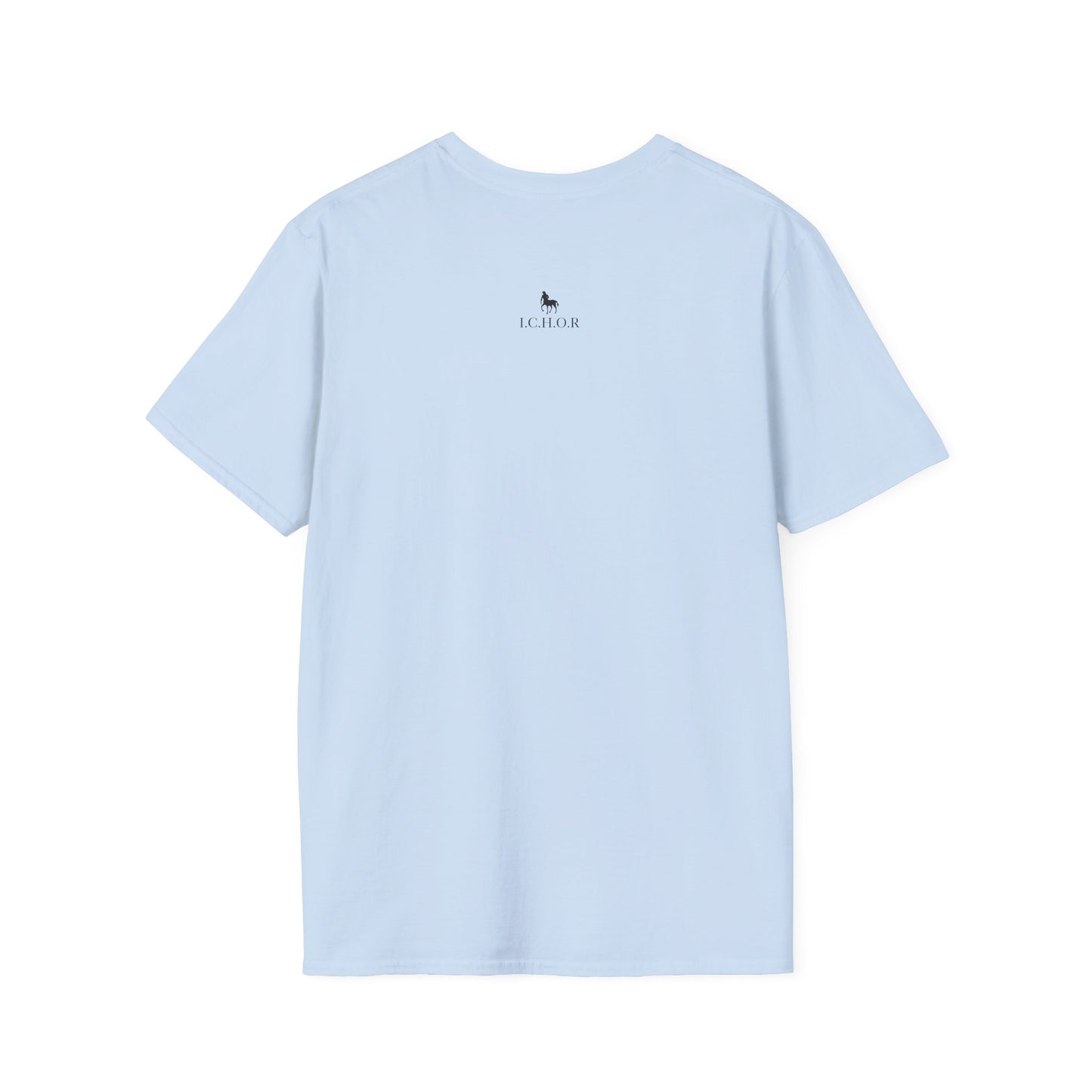 I.C.H.O.R Retro "SD" Graphic Unisex Softstyle T-Shirt - Perfect for Casual Outings and Summer Vibes