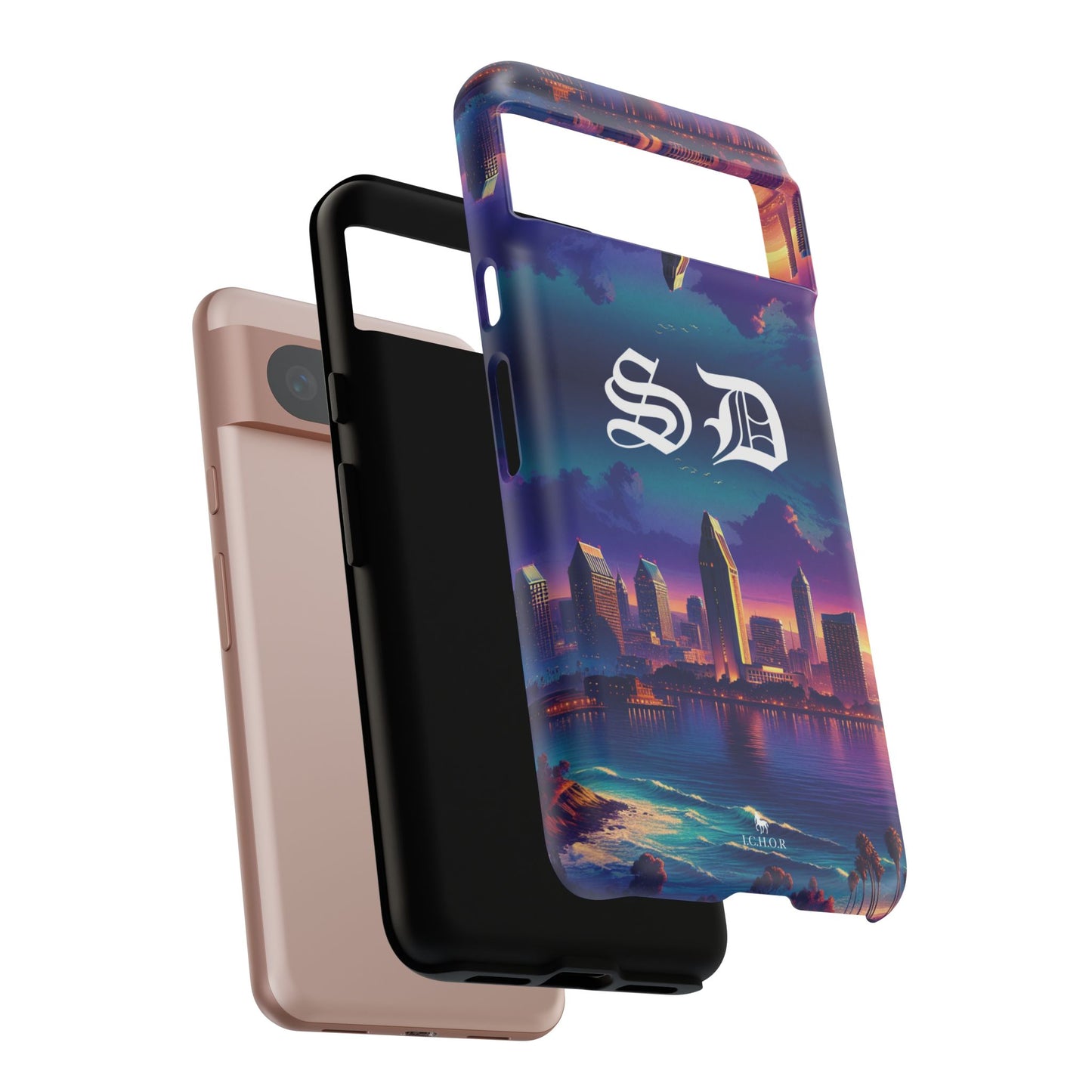 I.C.H.O.R "SD" San Diego Tough Phone Case - Stylish Protection for Your Device