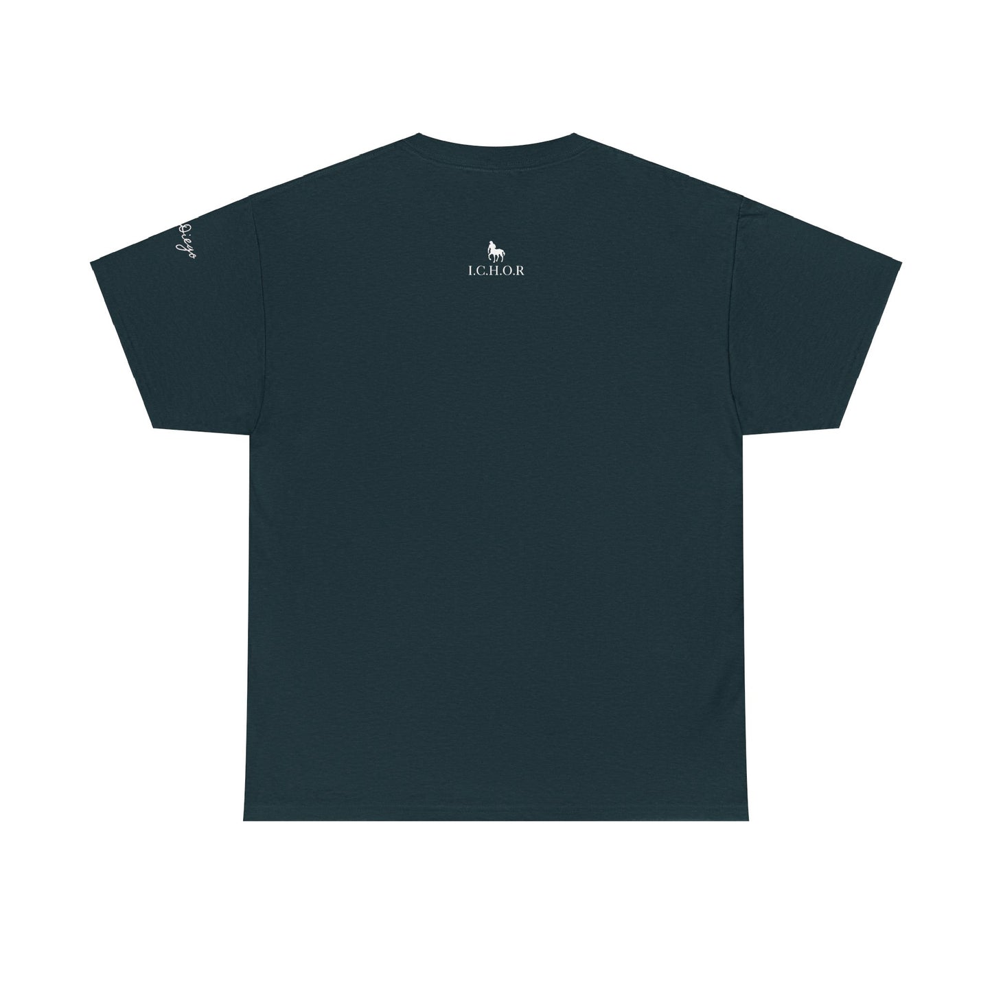Casual Comfort I.C.H.O.R "SD" Unisex Heavy Cotton Tee - Perfect for Everyday Wear