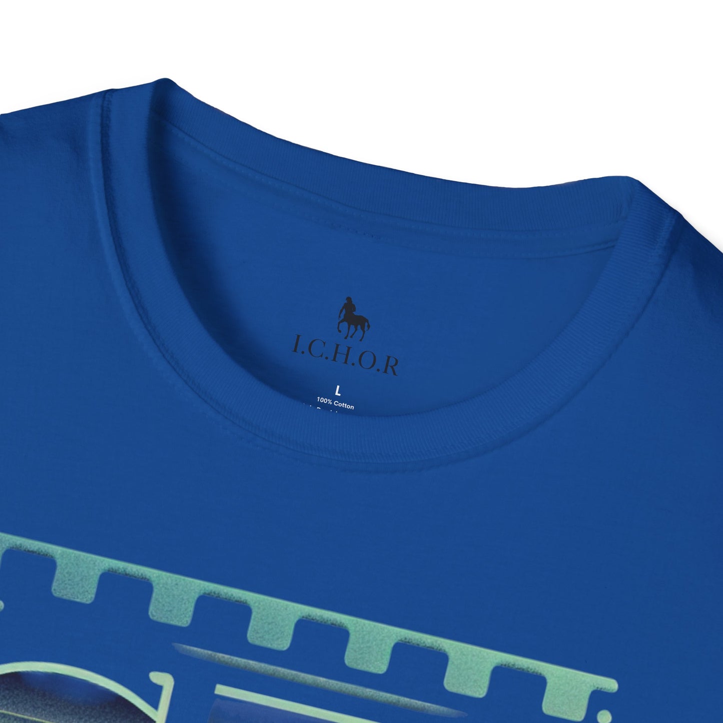 I.C.H.O.R Retro "SD" Graphic Unisex Softstyle T-Shirt - Perfect for Casual Outings and Summer Vibes