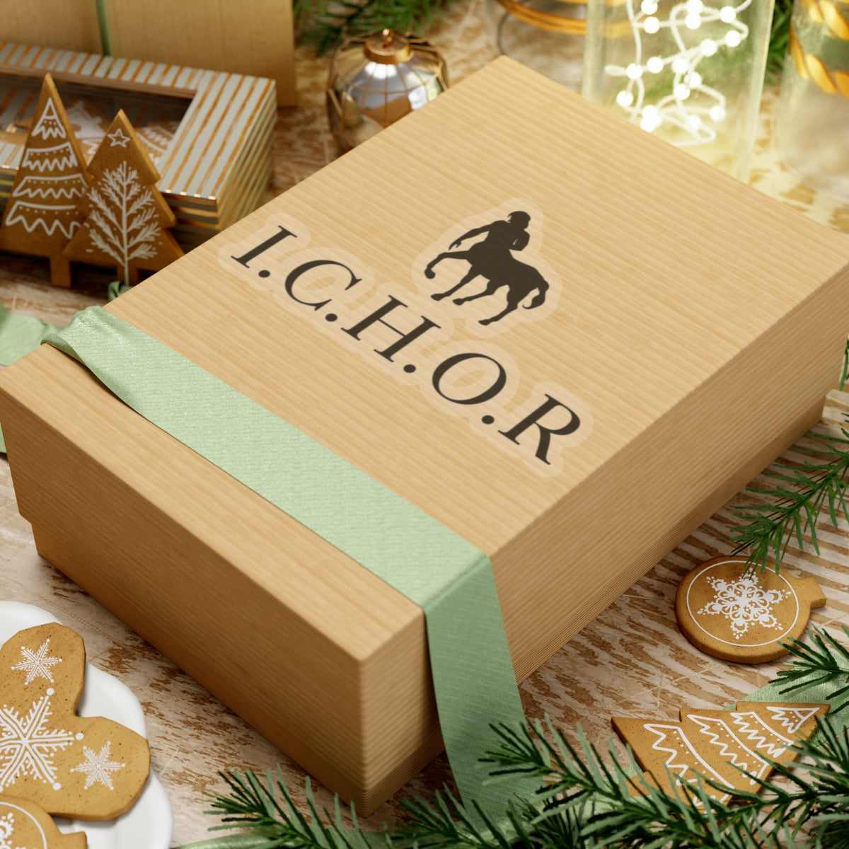 I.C.H.O.R. Centaur Kiss-Cut Stickers | Mythical Creature Removable Decals for Laptops & Journals