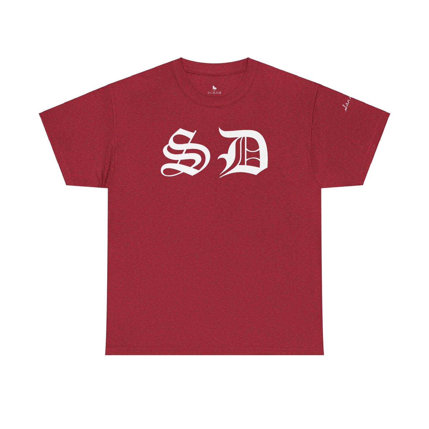 Casual Comfort I.C.H.O.R "SD" Unisex Heavy Cotton Tee - Perfect for Everyday Wear