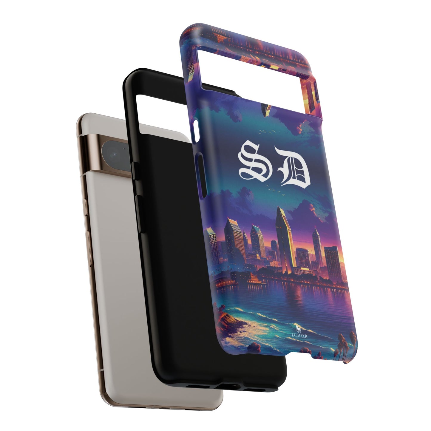 I.C.H.O.R "SD" San Diego Tough Phone Case - Stylish Protection for Your Device