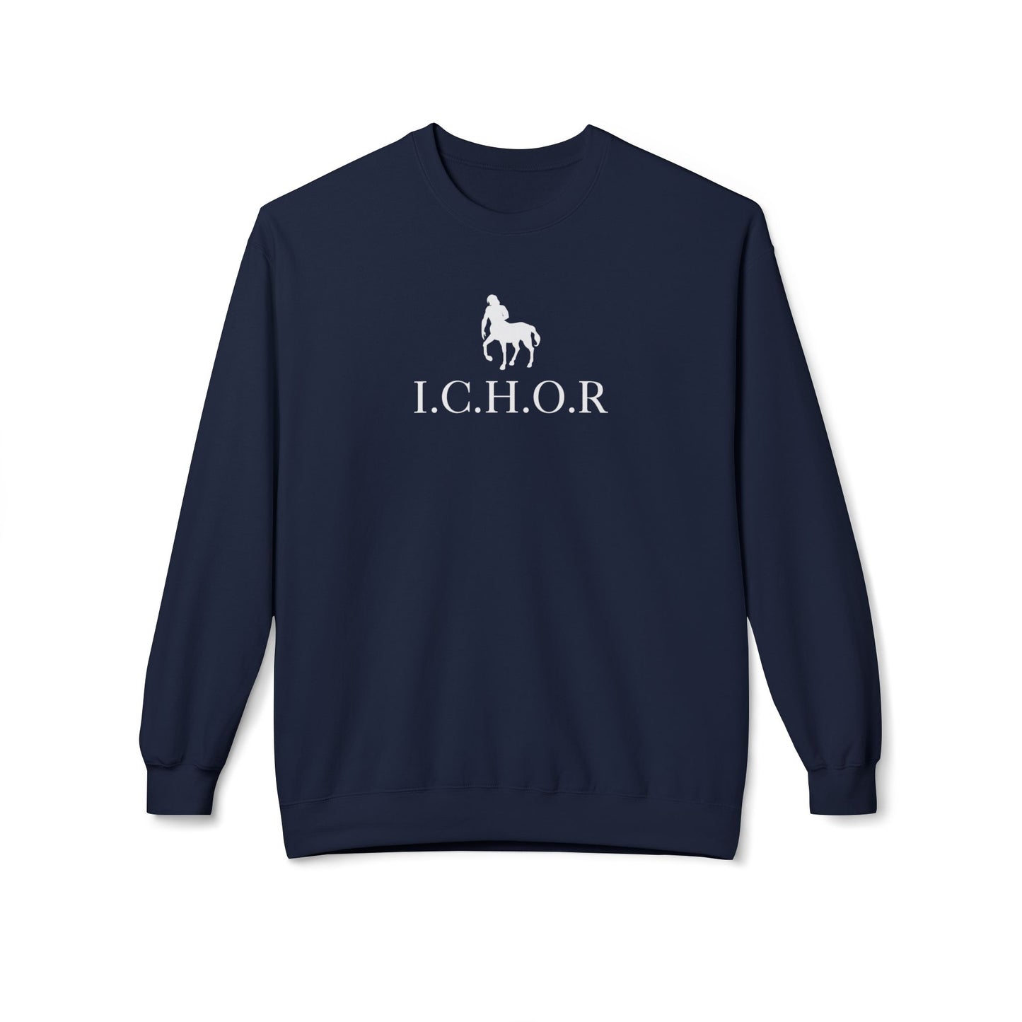 I.C.H.O.R. Unisex Midweight Fleece Crewneck Sweatshirt - Cozy Equine Fashion