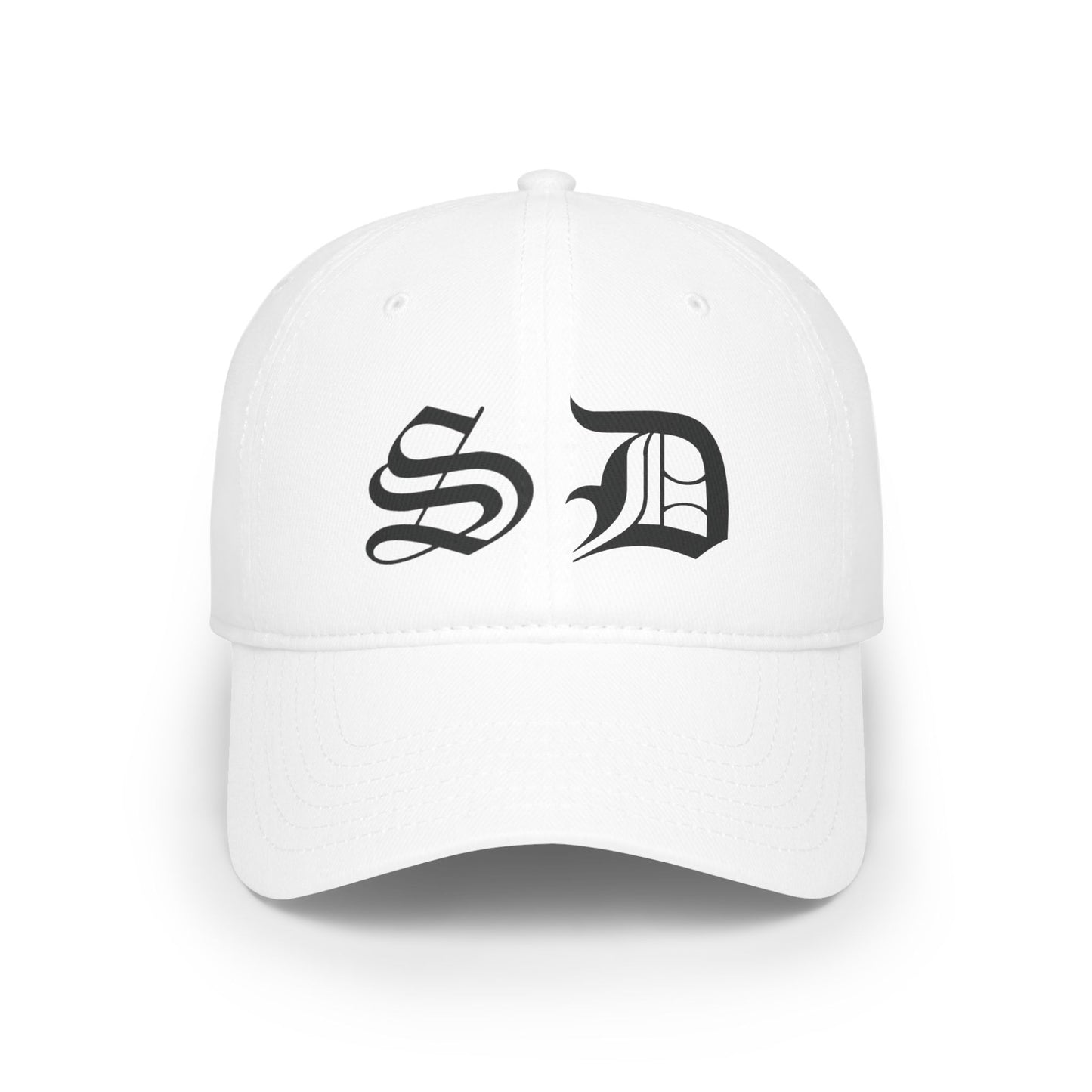 Stylish I.C.H.O.R Low Profile Baseball Cap with 'SD' Monogram