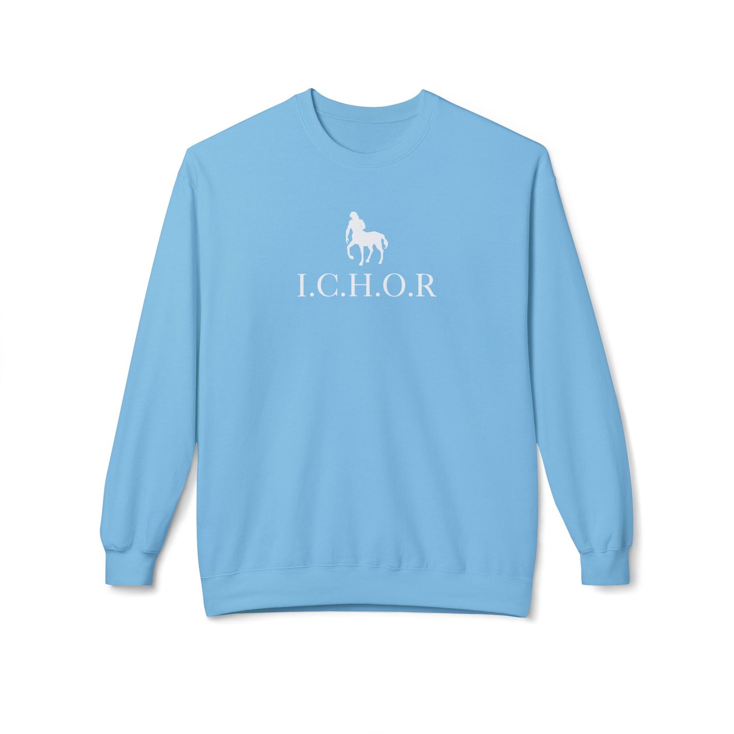 I.C.H.O.R. Unisex Midweight Fleece Crewneck Sweatshirt - Cozy Equine Fashion