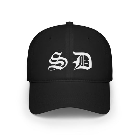 Stylish I.C.H.O.R Low Profile Baseball Cap with 'SD' Monogram