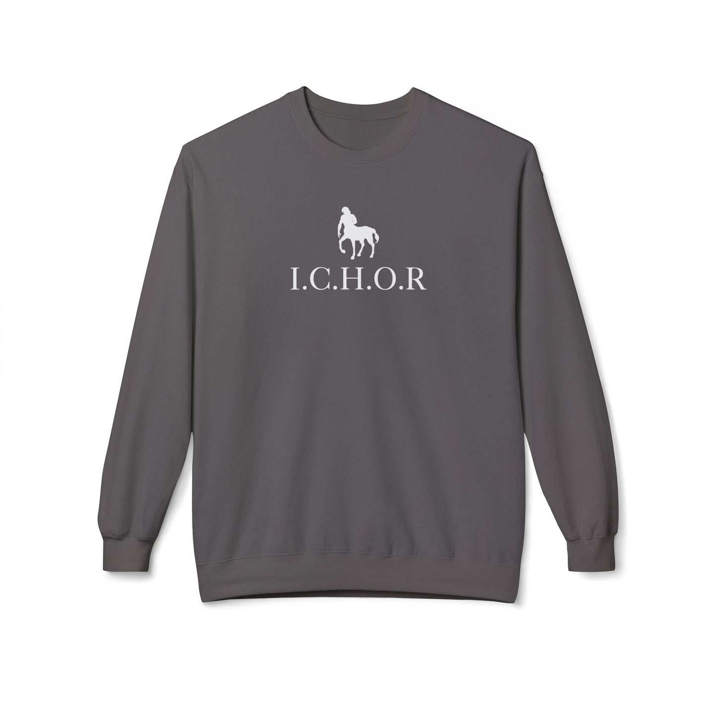 I.C.H.O.R. Unisex Midweight Fleece Crewneck Sweatshirt - Cozy Equine Fashion